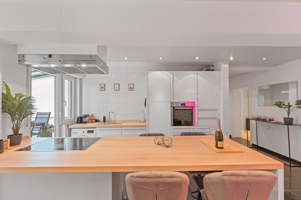 シュトゥットガルトDas Crazy Monkey Loft Mit 100Qm & Summerloungeアパートメント エクステリア 写真